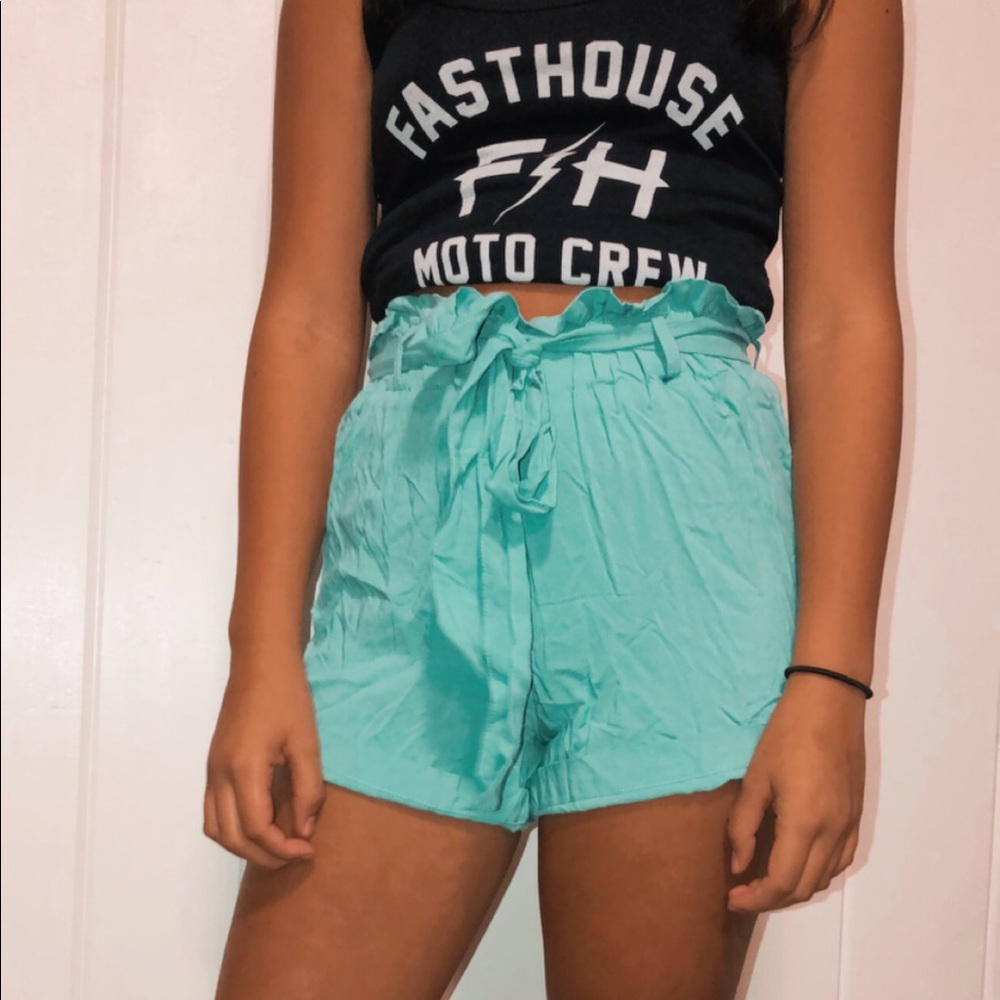 Teal shorts!! Size extra small